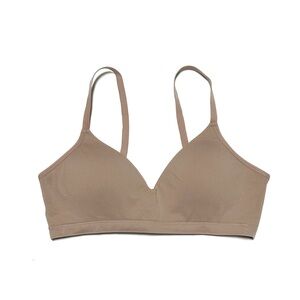 ThirdLove Form 360 Fit Lifting Wireless Bra Taupe Seamless Stretch Bralette